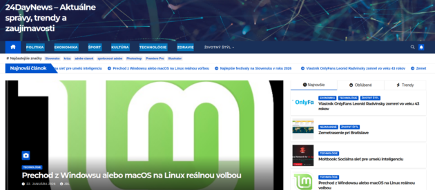 Spravodajsky portal 24day news